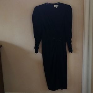 Ms Chaus Vintage Dress with Beaded Accent